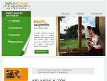 Tablet Screenshot of duplo-duplex.hu